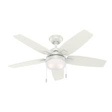 Furthermore, ceiling fan and light usually installed in the centre of the room to make it more productive. Hunter Arcot 5 Blade 117cm Indoor Ceiling Fan With Lights Costco Uk