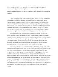 Dalam pemikiran islam ada dua sumber ilmu yaitu wahyu dan akal. Kepentingan Ilmu Pada Era Globalisasi Ini