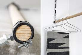 Diy kleiderstange aus kupferrohr selber bauen scandi. Diy Kleiderstange Und Lich Willkommen Emma Mxliving