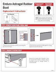 Astragals cover the margin between double doors to help complete the seal against air and moisture infiltration, with aluminum construction for stability, ho. How Do I Install The Endura Astragal Rubber Boots