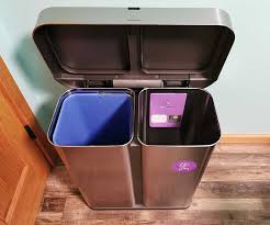 Maybe you would like to learn more about one of these? Simplehuman 58 Liter Dual Compartment Sensor Trash Can Review The Gadgeteer