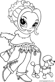 From parents.com parents may receive compensation when you click through and purchase from links contained on this website. Cute Lisa Frank With Poodle Coloring Pages Printable Lisa Frank Coloring Pages Coloring Pages For Kids And Adults