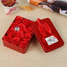 How much should i spend on. 1 Set 12 9 4cm 12 Immortal Rose Heart Iron Box Soap Flower Girlfriend Birthday Gift Flowers Girlfriend Flower Box Giftflower Gift Aliexpress