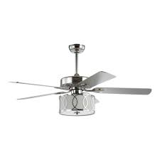 A few affordable accessories will have you finished in no time. 3 Light Drum Shade Led Ceiling Fan With Remote Chrome Chairish