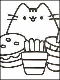 Pusheen 79 Printable Coloring Pages For Kids In 2020 Cartoon Coloring Pages Coloring Pages Online Coloring Pages