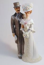 Victorian Style Bride Groom Wedding Figurine Cake Topper Victorian Wedding Wedding Cakes Vintage Wedding Cake Toppers