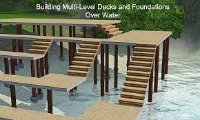 Gelinabuilds Tutorial Building Multi Level Ekrubynaffit Multi Level Deck Deck Design Building