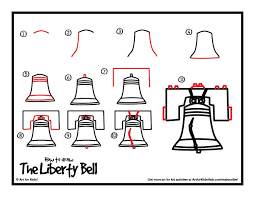 How To Draw The Liberty Bell Art For Kids Hub Bell Art Art For Kids Hub American Symbols Liberty bell drawing at getdrawings | free download. how to draw the liberty bell art for