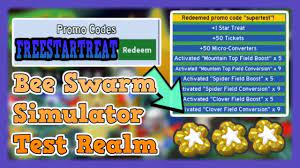 Онетт открыл public test realm bee swarm simulator! Bee Swarm Test Realm Codes 07 2021