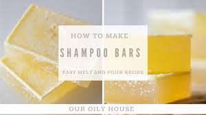 Homemade Shampoo Bar Recipe Shampoo Bar Recipe Using Melt And Pour Youtube