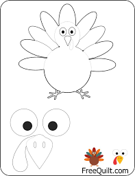Turkey Head Pattern Printables
