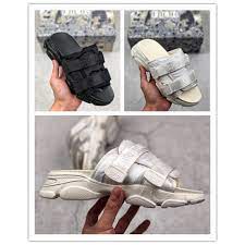 Dior D Wander Camouflage Nylon Slide White Strolling Series Nylon Magic Magic Old Style Sports Thick Bottom To Increase Cool High Slippers Shopee Malaysia