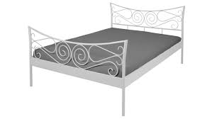 Romantisches metallbett in weiss 140×200 cm san pedro. Bettgestell Justine Bett Gestell Metall Weiss 140x200 Cm