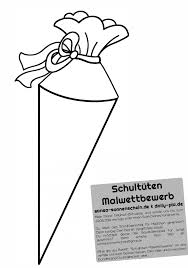 Malvorlage Madchen Mit Schultute Coloring And Malvorlagan