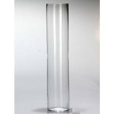 Plain Glass Vase Shape Round