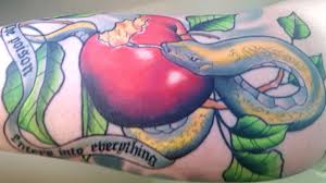 Check spelling or type a new query. Tattoo Uploaded By Equi Snake Garden Of Eden Apple Sin Leonard Cohen Apple 1095254 Tattoodo