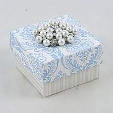 Vintage Style Wedding Favor Box In Blue And White Caixa Bem Casado Caixas Decoradas Doce Lembrancinha