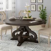 The hayes 60 round acacia dining table is a crate and barrel exclusive. 60 Inches Round Kitchen Dining Tables You Ll Love In 2021 Wayfair
