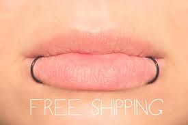 Fake Lip Ring Snake Bites Lip Cuffs No Piercing Black 20 Etsy In 2021 Fake Lip Ring Fake Lips Lip Cuffs