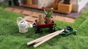 How to make miniature garden tools. Dollhouse Miniature Garden Tools And Bike Unboxing Giveaway Closed Youtube