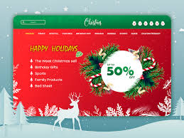 Clicking proceed will remove the existing items from the cart and add the newly selected item. Christmas Gift Shop Ecommerce Psd Template Uplabs