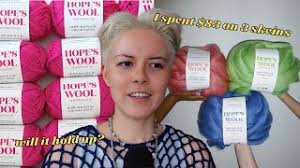 I tried Hope Macaulay's yarn and I'm not impressed ...