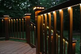 Deck Fence Lighting Outdoor Deck Lighting Wood Deck Railing Deck Lighting