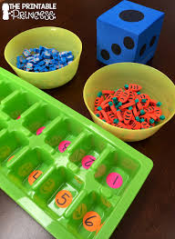 I love all of the bright colors together. Easy Number Game For Kindergarten