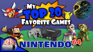 All your favorite n64 retro games low prices on hundreds of n64 games My Top 20 Nintendo 64 Games 10 1 And Honorable Mentions N64 Favorite Best 10 Youtube