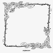 Black Rose Corner Border Rose Clipart Corner Clipart Frame Png Transparent Clipart Image And Psd File For Free Download Rose Clipart Corner Borders Black Rose