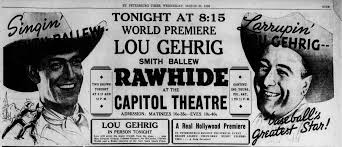 Starting this season, mlb will host lou gehrig day every june 2. Lou Gehrig Movie Star Society For American Baseball Research