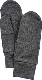 Hestra Heavy Merino Wool Ski Snowboard Liner Mitt S Grey