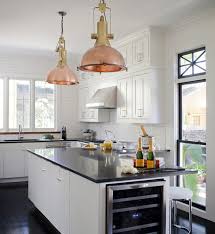Why we love kitchen island lighting. Industrial Copper Pendants Contemporary Kitchen Ty Larkins Interiors
