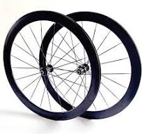 ZCXBHD Set di Ruote per Bici da Corsa 700C Freno C/V 50 Mm Cerchio in Lega  di Alluminio Sgancio Rapido 20 Fori Raggio Dritto 120 Click Mozzo ...
