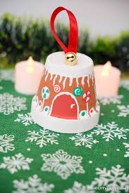 Flower Pot Gingerbread House Winter Craft Gingerbread Christmas Decor Christmas Ornaments Homemade Christmas Crafts Decorations