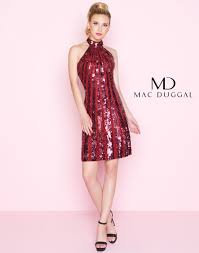 4758n Sequin Red Cocktail Dress By Mac Duggal Dresses Cocktail Dress Sequin Party Dress