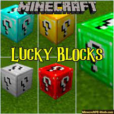 Click the chicken transfer link next to the edition of lucky block that you need to download. 6 New Lucky Blocks Minecraft Pe Mod 1 17 32 1 16 221 Download