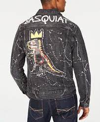 Sean John Men S Basquiat Pez Denim Jacket Created For Macy S Reviews Coats Jackets Men Macy S Denim Jacket Jackets Denim Jacket Men