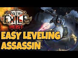 How I Leveled My Cast On Crit Assassin To Lvl 70 Fast Path Of Exile Heist Youtube