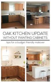 Been working on painting cabinets since august. Easy Budget Friendly Ways To Update Your Kitchen Without Painting The Cabinets Inbetweenchaos Com Old Kitchen Cabinets Kitchen Renovation Kitchen Remodel