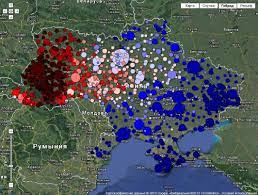 What is the national language of ukraine? Ukrainian Vs Russian Language In Ukraine Maps On The Web