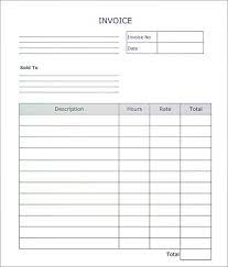 fillable invoice blank in pdf printable invoice invoice template word invoice template