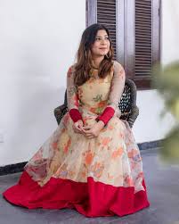 Find The Latest South Indian Long Dresses Here Keep Me Stylish In 2020 Indian Long Dress Long Dress Design Long Dress