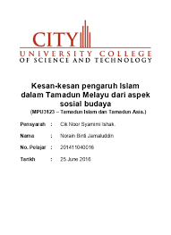 V proses pembentukan tamadun manusia bermula apabila manusia mulai menyesuaikan diri dengan alam sekitar. Memahami Kosmologi Tamadun Melayu Iktiba