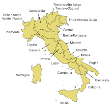 Cartina politica italia regioni e capoluoghi. Regione Italia Wikipedia