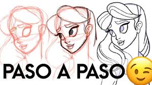 Imágenes vectoriales de lapiz caricatura: Aprende A Dibujar Un Rostro Estilo Disney Paso A Paso Youtube