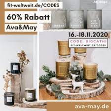 Popular ava may aromas coupon codes. Ava May Code 60 Und 50 Flashsale Rabatt 30 40 Ava And May
