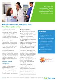 Effectively Manage Cardiology Care Powerchart