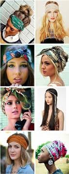 Prenez un petit foulard carré ou bandana, et deux élastiques. Epingle Sur Coiffure