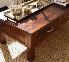 Shop pottery barn's glass, wood and metal coffee tables. Pottery Barn Coffee Table With Drawers Decoration For Wedding